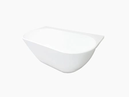 Ванна AquaStone Бали пристенная 168x85 литьевой мрамор