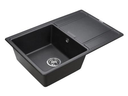 Мойка для кухни Paulmark FLUGEN, PM217850-BL, черный, 780х500 мм