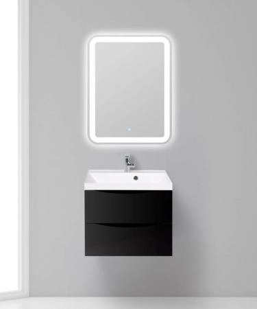 Тумба под раковину Belbagno MARINO Rovere Bianco подвесная 600x450x500 MARINO-600-2C-SO-WO-P