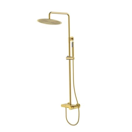 Стойка для душа Boheme STICK Matt Gold SPIRALE 128-MG.4