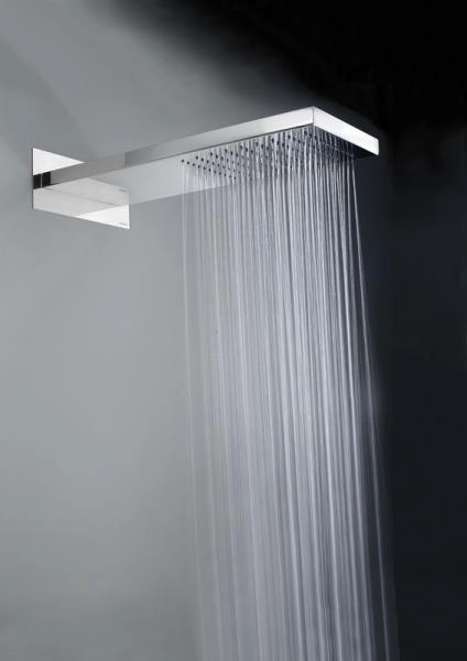 Верхний душ  Bossini Manhattan I00575.073 1 режим, цвет черный матовый