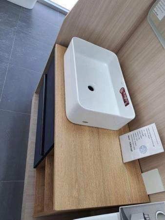 Тумба под раковину VENECIANA SANGRO 100 под наклад.умыв., с 2-мя ящ+ниши, индиго