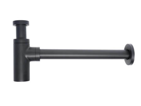 Сифон для раковины Gid G-74BL  75503S черный матовый