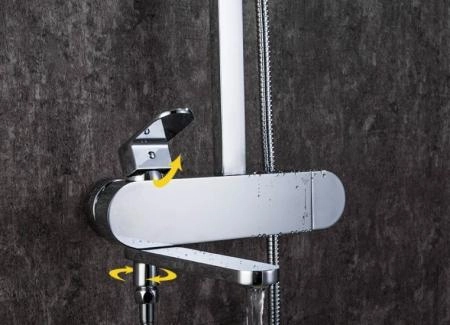 Душевая система Gappo G2483 для ванны, хром