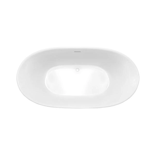 Ванна Vincea VBT-405-1700MW 1700х800х580 цвет белый матовый щелевой перелив