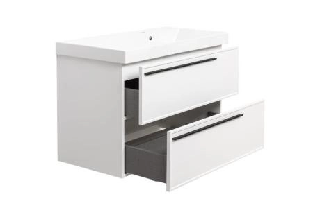 Тумба под раковину LA FENICE Elba Bianco TWIN белый 90 FNC-01-ELB-B-90-2 белый матовый