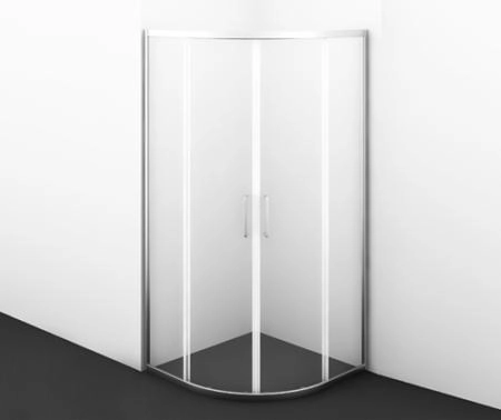Душевой уголок WasserKraft Main 41S01 90x90 см, четверть круга, с раздвижными дверьми