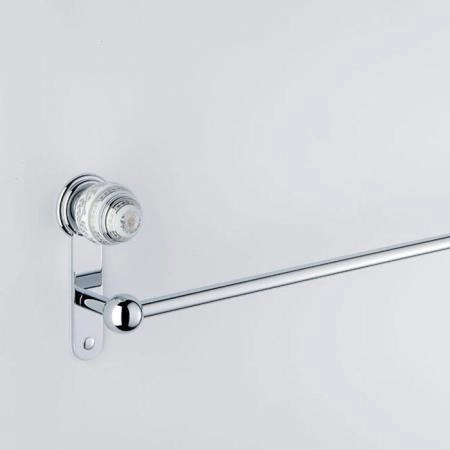 THG Marquise platinum decor Полотенцедержатель 60см., подвесной, декор белый/платина, цвет: хром