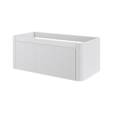 Тумба без раковины Boheme VOI рифл. 100см MATT WHITE 782-100-R-MW