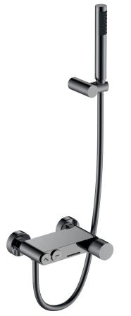 Смеситель STICK Boheme для ванны Shine Gun Metall c ручкой TOUCH 123-SGM.2
