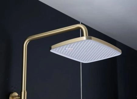Душевая система Gappo G2418-23 с изливом сатин золотой