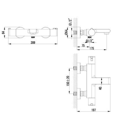 Термостат Lemark Yeti LM7832C для ванны