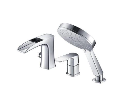 Смеситель для ванны Timo Lumi (4210/00Y chrome) каскадный