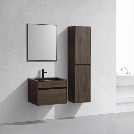 Тумба под раковину Vincea Chiara 600 подвесная, 1 выкатной ящик soft-close, R.Oak