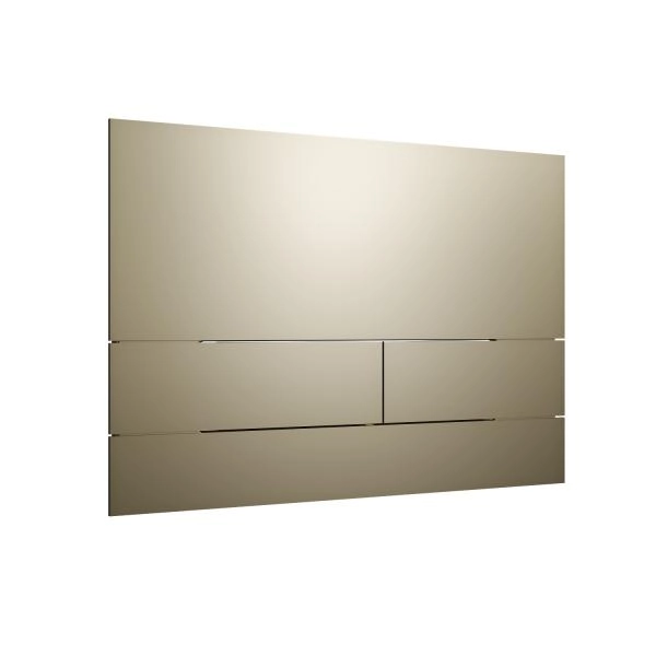 Кнопка смыва KNOTLOR DUET BIS109GD, лунное золото  (серия 1)