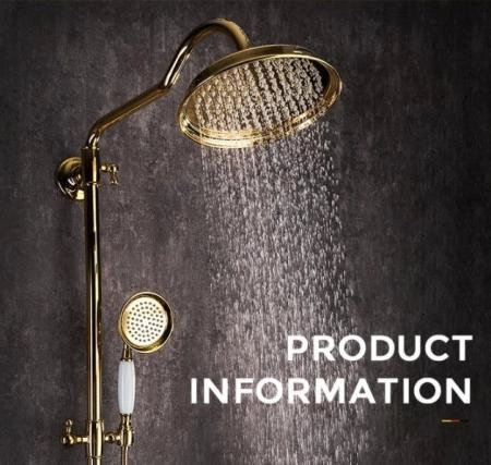 Душевая система Gappo G2489-6 для ванны, золото