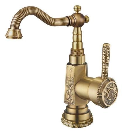 Смеситель для раковины Zorg Antic (A 310U-BR) бронза