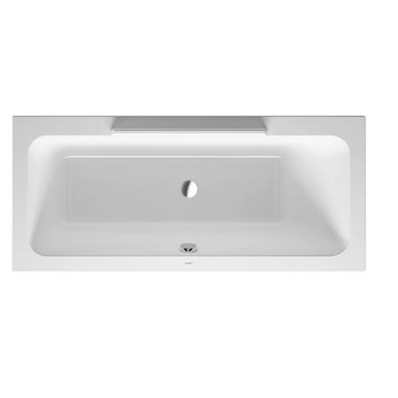 Duravit Ванна акриловая DuraStyle 170х75x48см, прямоугольная .встраиваемая или версия с панелями, , наклон спины справа. цвет: белый