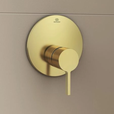 Ideal Standard Joy Смеситель для душа, встраиваемый, цвет: PVD Brushed Gold (Шлифованное Золото)