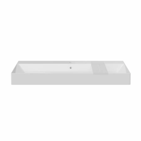 Раковина Kerama Marazzi GRANDE ГРАНДЕ GR.wb.120 мебельная\подвесная 120, белая глянцевая, одно отверстие под смеситель