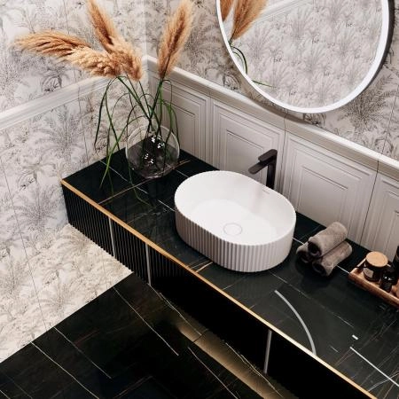 Раковина Kerama Marazzi VENTO ВЕНТО VE.wb.50\WHT.M накладная 50, белая матовая