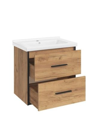 Тумба ASB-Mebel Монца 60 Дуб золотой подвесная под умывальник Миранда 60