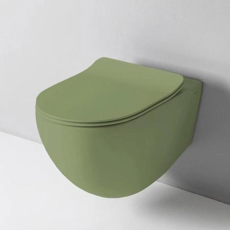 Artceram File 2.0 Унитаз подвесной 36х52см, безободковый, турбо смыв the.reel, saniglaze, цвет: salvia