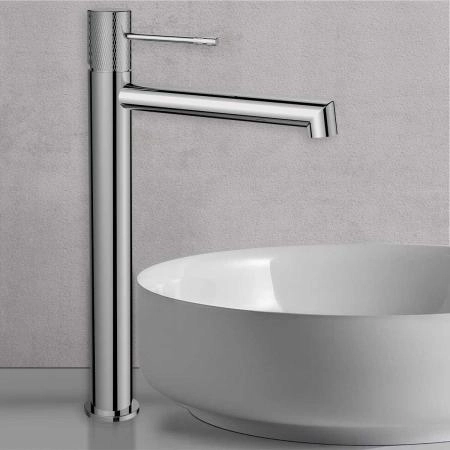 Смеситель высокий для раковины Vincea Desire VBF-1D2CH однорычажный, хром