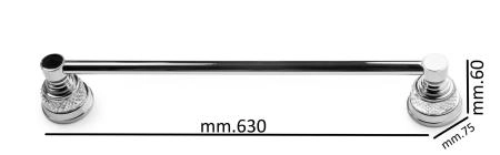 Полотенцедержатель Boheme AURA Chrome 10242-CR