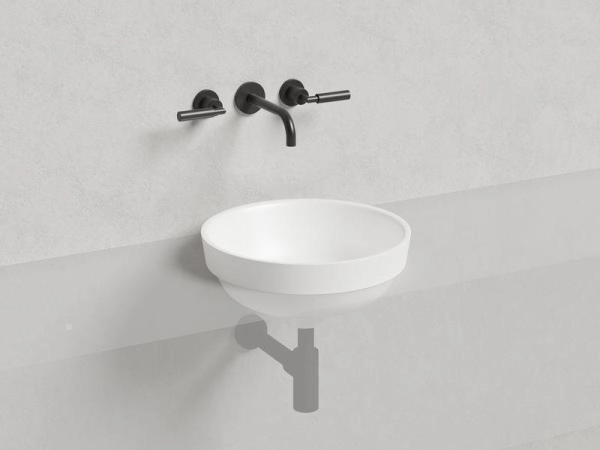 Раковина Salini MAREA 03 S-Stone матовая 42x42 1802203M полувстраиваемая