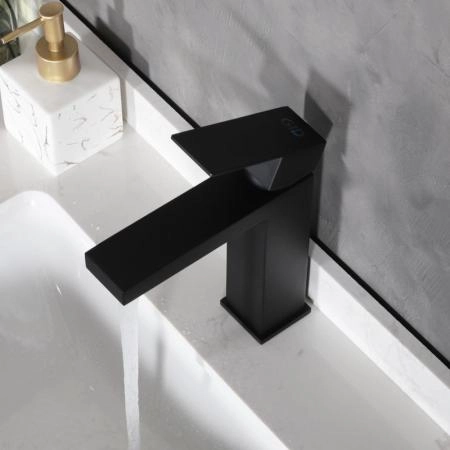 Смеситель Gid Anchel SS979-BM-K для раковины Черный матовый