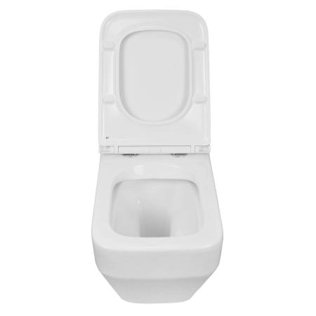 Унитаз подвесной Azario MONEO 530х365х370 безободковый,  с быстросъемным сидением микролифт (AZ-0062)