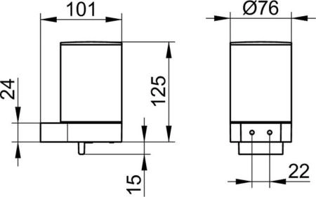 Дозатор жидкого мыла Keuco Plan 14951010000 латунь хром