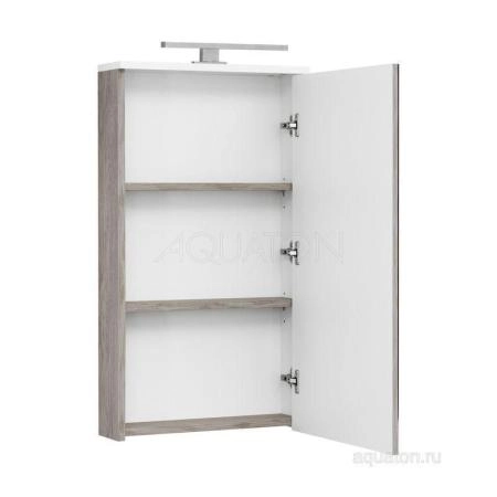 Зеркальный шкаф Aquaton Эмма белый, дуб наварра 1A221802EAD80