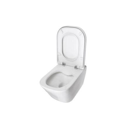 Унитаз с инсталляцией Roca The Gap Rimless 893104100 безободковый сиденье микролифт