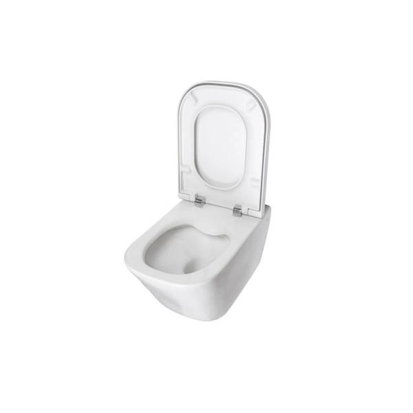 Унитаз с инсталляцией Roca The Gap Rimless 893104100 безободковый сиденье микролифт