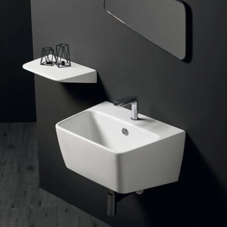 Simas Degrade Раковина 60х45 см см, 1 отв., цвет: белый
