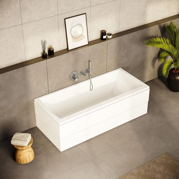 Ванна VitrA Neon 52540001000 180 x 80 см акриловая прямоугольная белая