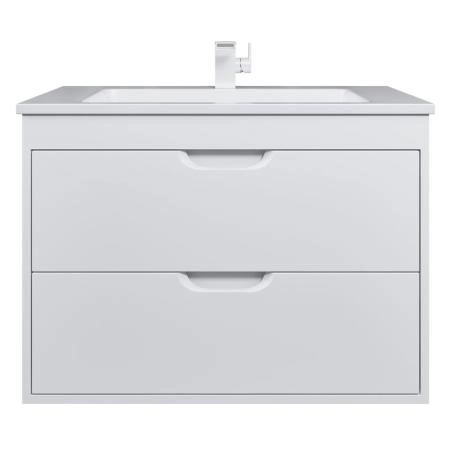 Тумба под раковину для ванной Uperwood Modul 80 см, подвесная, матовая, белая