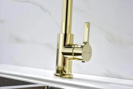Смеситель для кухни Paulmark Halt золото Ha214021-G