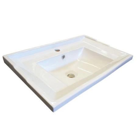 Тумба с раковиной Comforty Тбилиси-70 белый глянец