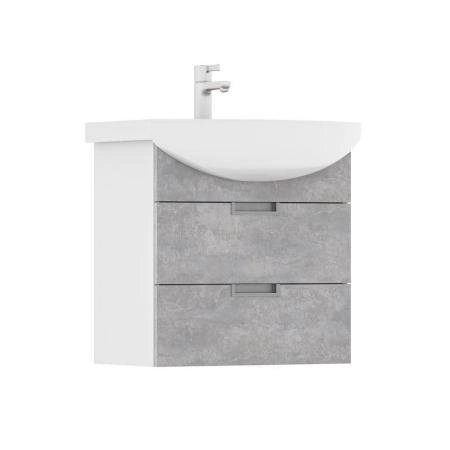 Тумба для ванной Volna Vario Z.60.2Y Цемент подвесная (Балтика) раковина отдельно