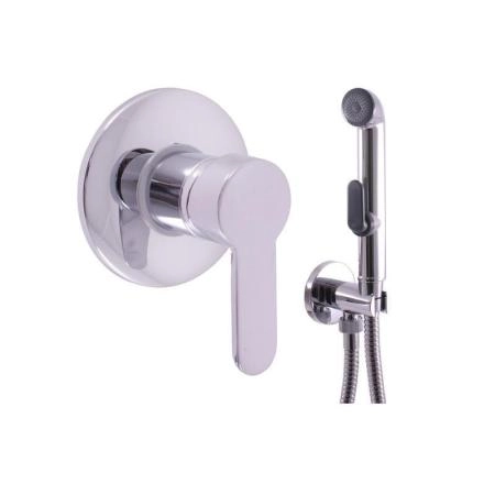 Смеситель Rav Slezak ZAMBEZI ZA042 для биде монтирующийся в стену с душем, с стоп вентилем