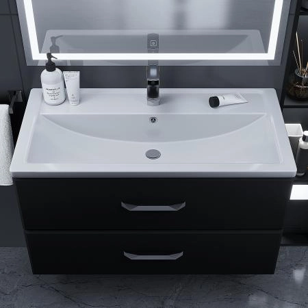 Раковина Uperwood Foster 90 см, прямоугольная