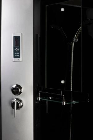 Душевая кабина Niagara NG-2507-14P 800х800х2150 высокий поддон 40см стекло тонированное