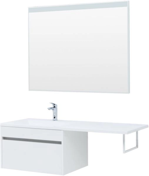 Тумба под раковину Aquanet Токио 68 белый (подвесная, 1 ящик)