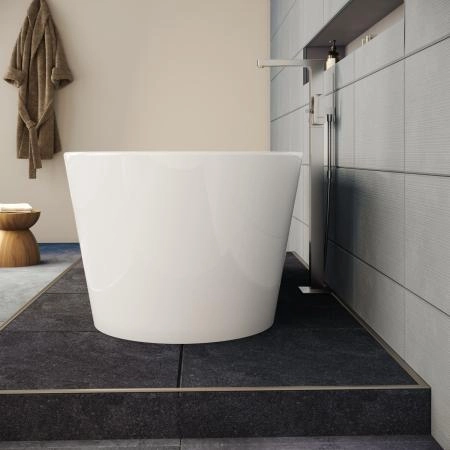 Ванна VitrA Geo 65370006000 170 x 80,5 см отдельностоящая акриловая прямоугольная белая