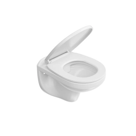 Унитаз Kerama Marazzi PRO ПРО KPRO.wc.02 подвесной безободковый с сиденьем, белый глянцевый