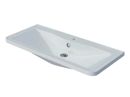 Тумба под раковину Corozo Алабама 100 Z2, белая подвесная, Adel 100