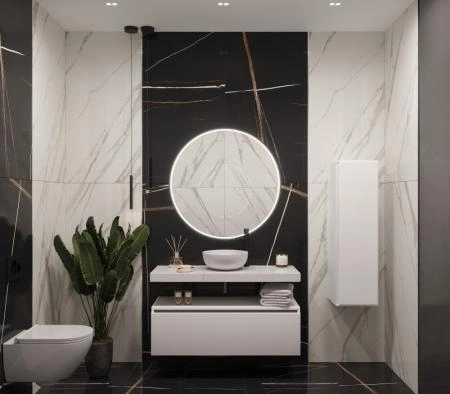 Столешница прямая Boheme FLAT CALACATTA 1210*460*70 869-120-CLCT